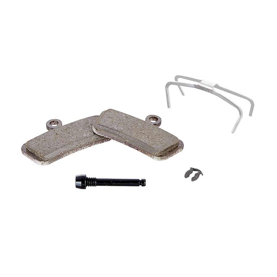 SRAM, Guide/Trail, Disc Brake Pads, Shape: SRAM Guide/G2, Organic Powerful, Steel, Medium, Pair