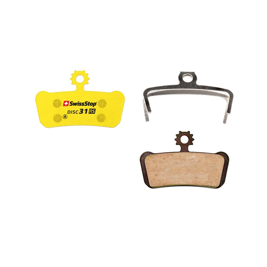 SwissStop, Disc 31 RS, Disc Brake Pads, Shape: SRAM Guide/G2, Organic, Pair