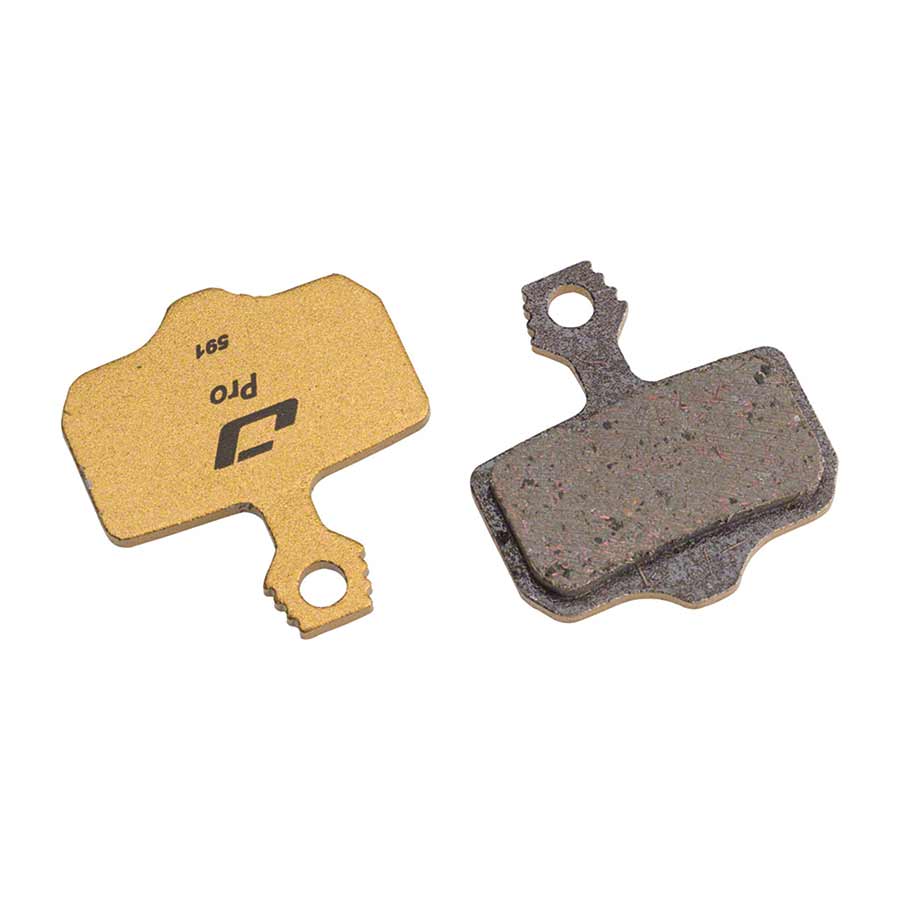 Jagwire, Pro Semi-Metallic, Disc Brake Pads, Shape: SRAM Level/2 Piece Road, Semi-Metallic