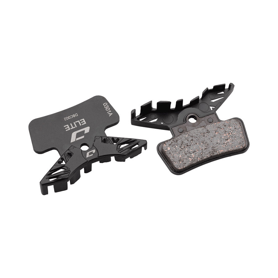 Jagwire, Elite, Disc Brake Pads, DBC002, Shape: SRAM Guide/G2, Semi-Metallic, Pair