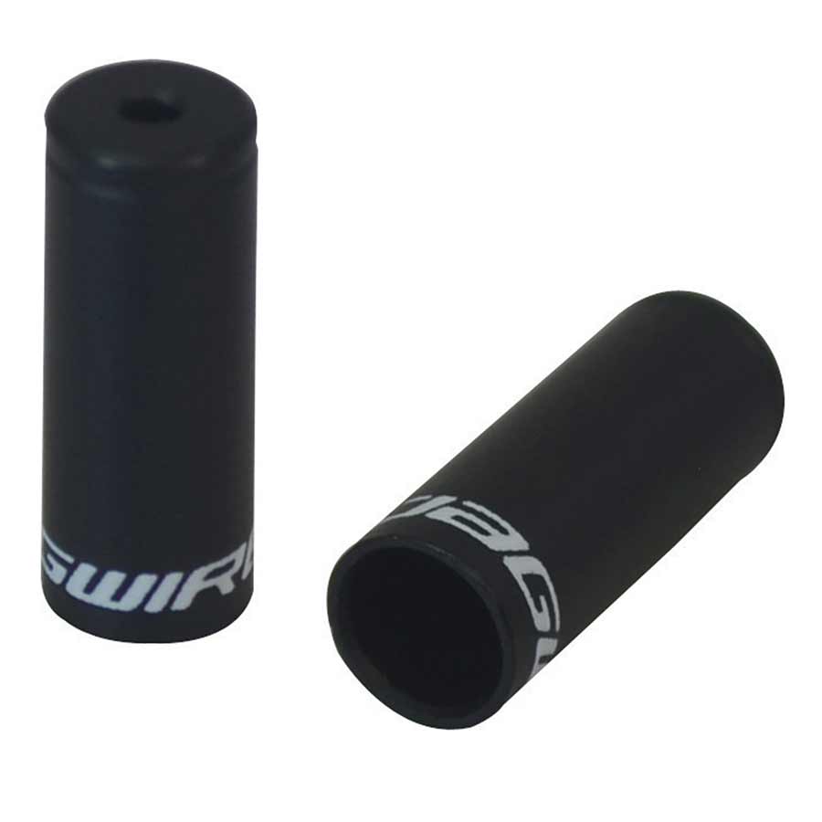 Jagwire, Housing ends, 5mm, Alloy, Black, Bag of 50