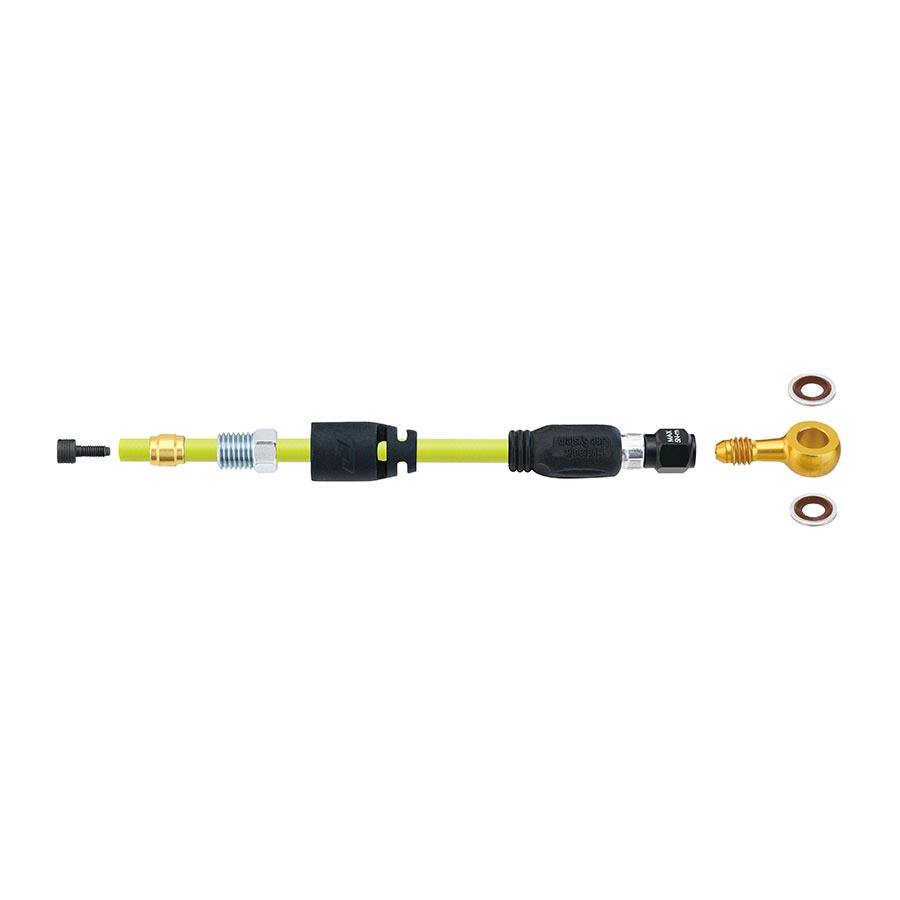 Jagwire, Mountain Pro Quick-Fit Adapters - Compatible w/ Magura® MT Trail SL, MT Trail Sport, MT8 SL, MT8 Pro, MT8, MT8 SL Flatmount, MT7 Pro, MT7/6/5/4, Gold, Set