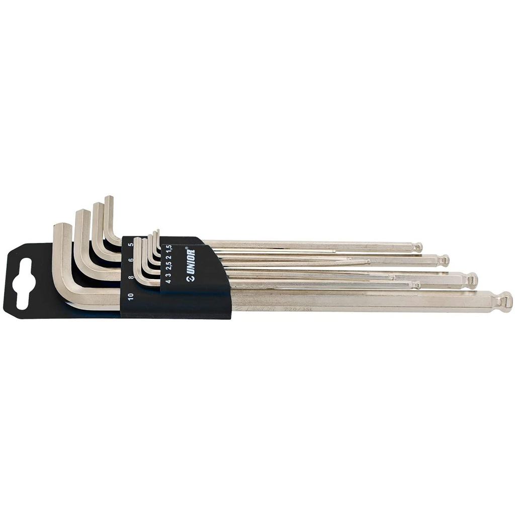 UNIOR BALL END HEXAGON WRENCH SET LONG