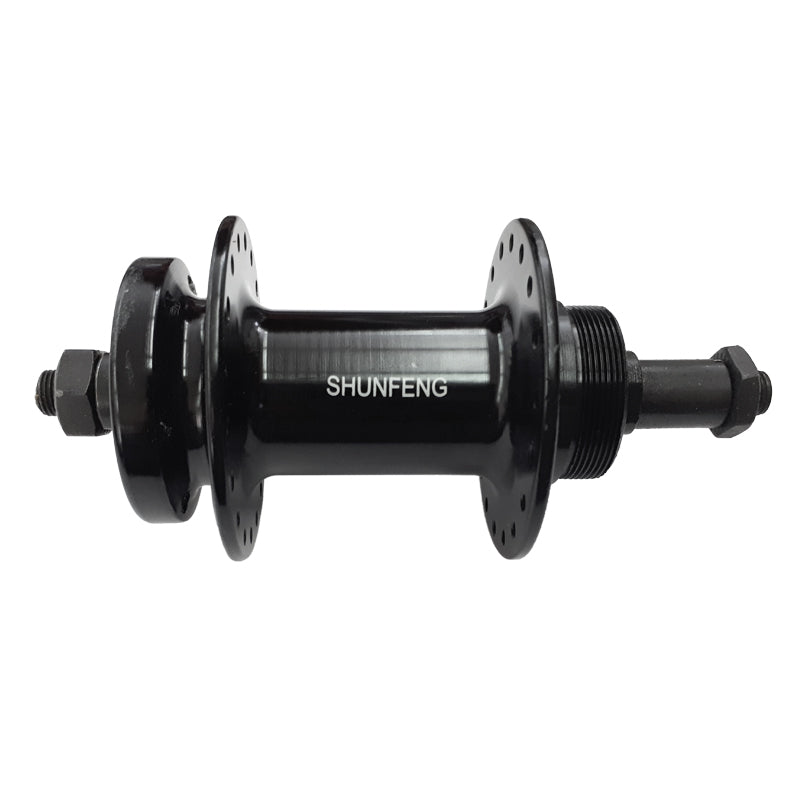 DAMCO - FREEWHEEL HUB FOR DISC BRAKE - REAR BLACK FREEWHEEL DISC / QR
