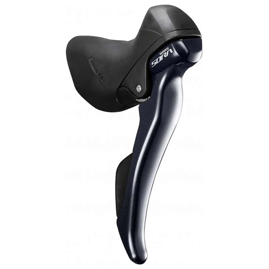 Shimano, Sora ST-R3000, Shift/Brake lever combo, Rear 9 sp., Black