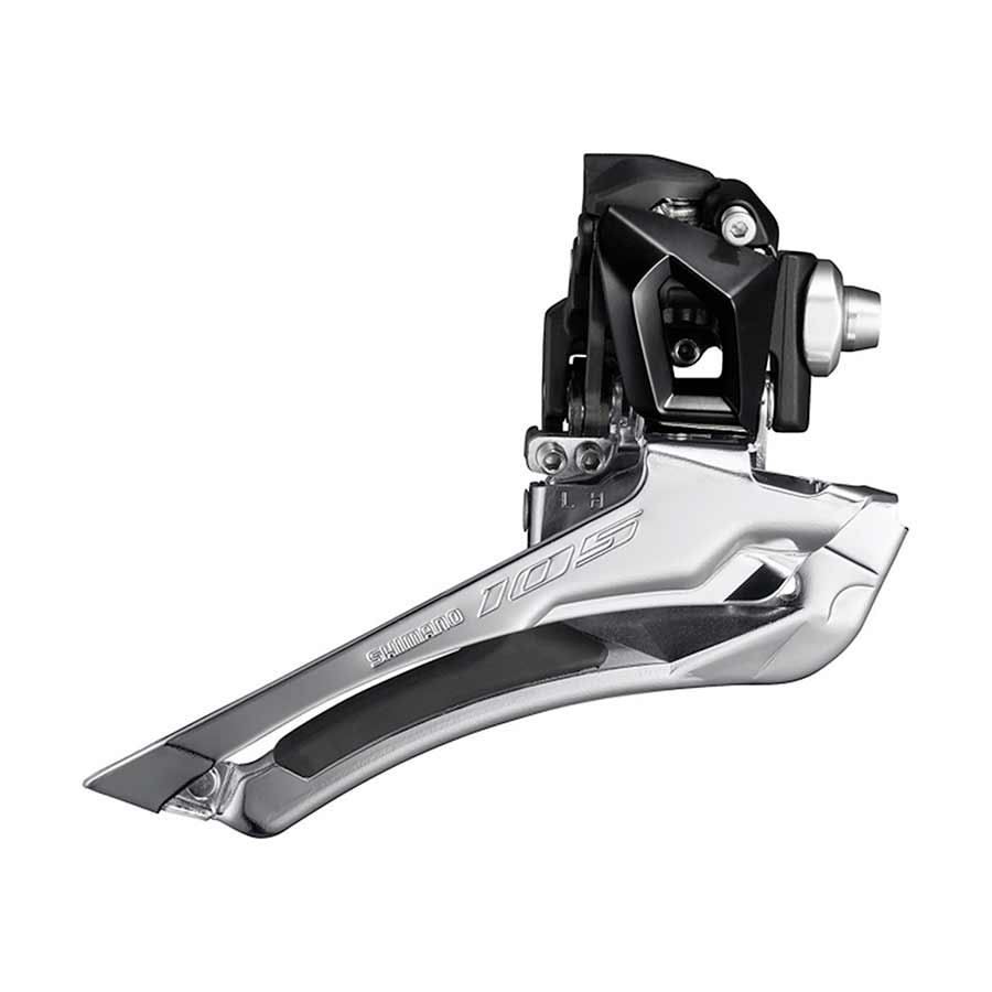 FRONT DERAILLEUR, FD-R7000-L, 105, FOR REAR 11-SPEED, DOWN-SWING,BRAZED-ON TYPE, CS-ANGLE:61-66, FOR TOP GEAR:46-53T, BLACK