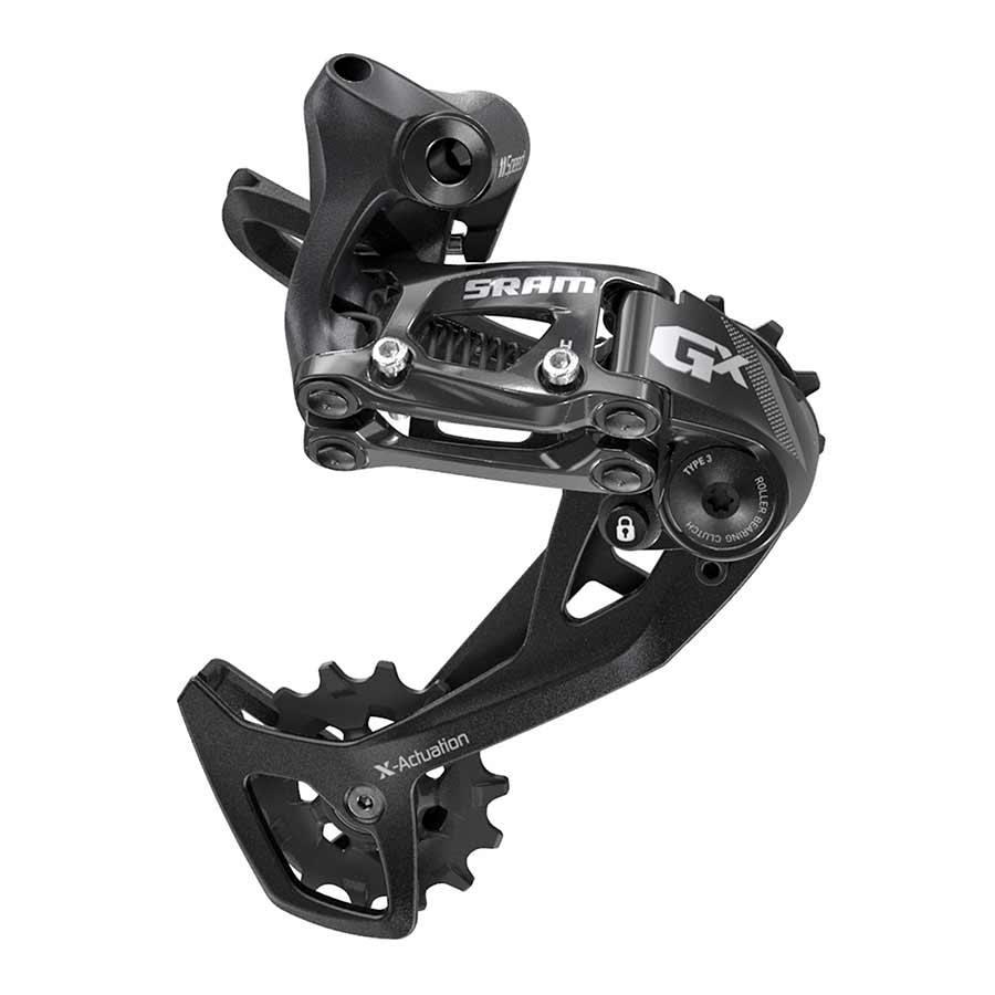 SRAM, GX 2X11, Rear derailleur, 2X11sp., Medium cage, Black