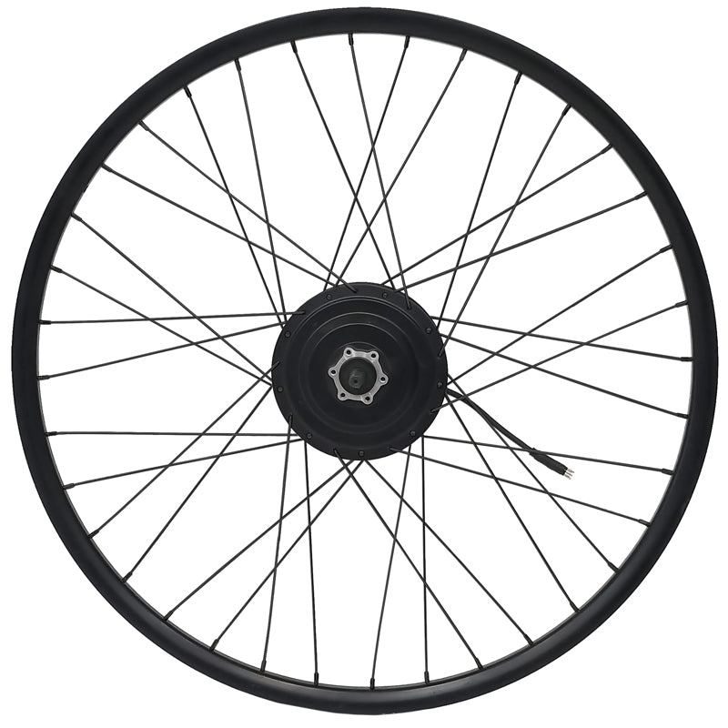 BAFANG - WHEEL 700C MOTOR BAFANG 350W - 700C BLACK SPOKES