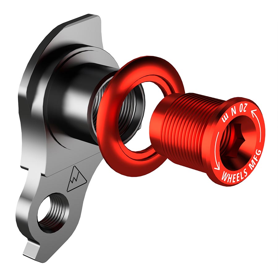 Wheels Manufacturing, DROPOUT-487, Derailleur Hanger, Red
