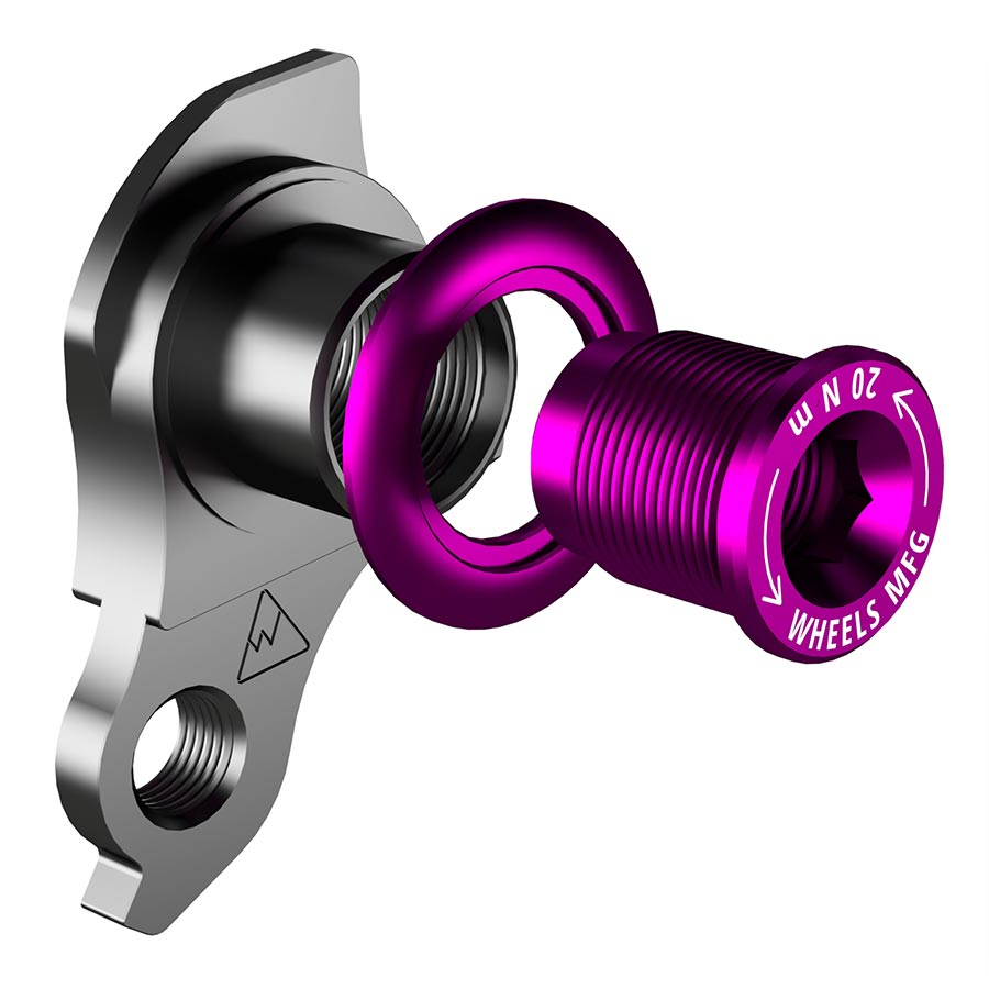 Wheels Manufacturing, DROPOUT-487, Derailleur Hanger, Purple