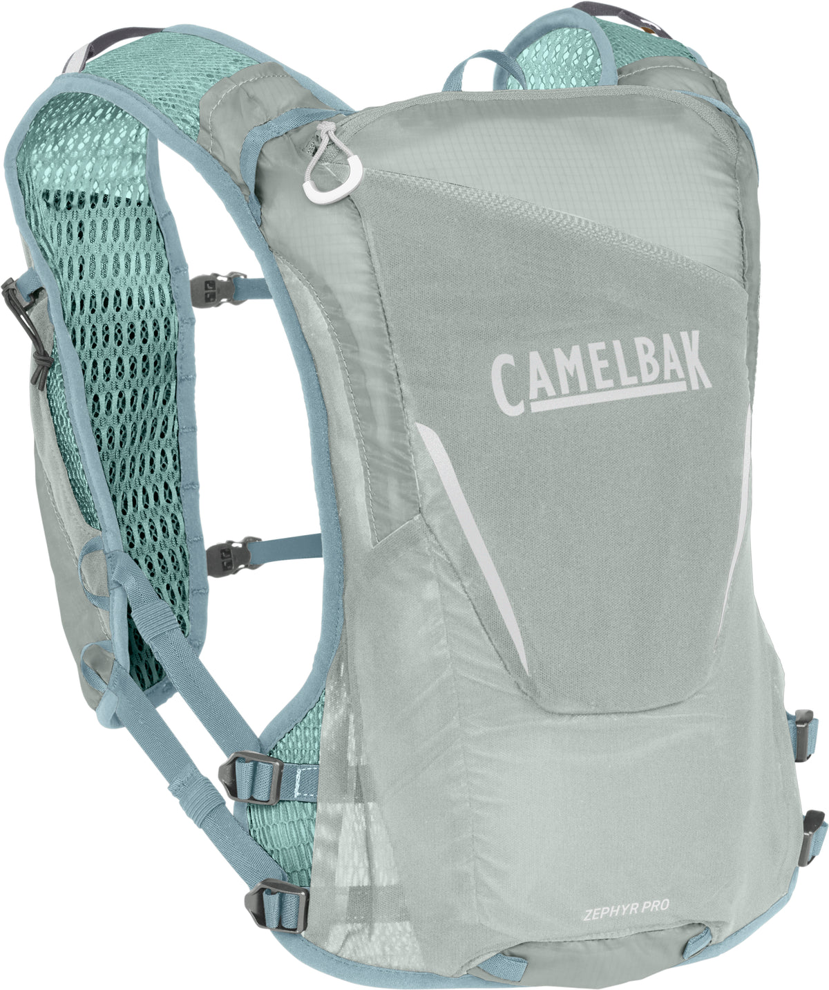 ZEPHYR PRO VEST 34 OZ PIGEON/BLUE SURF