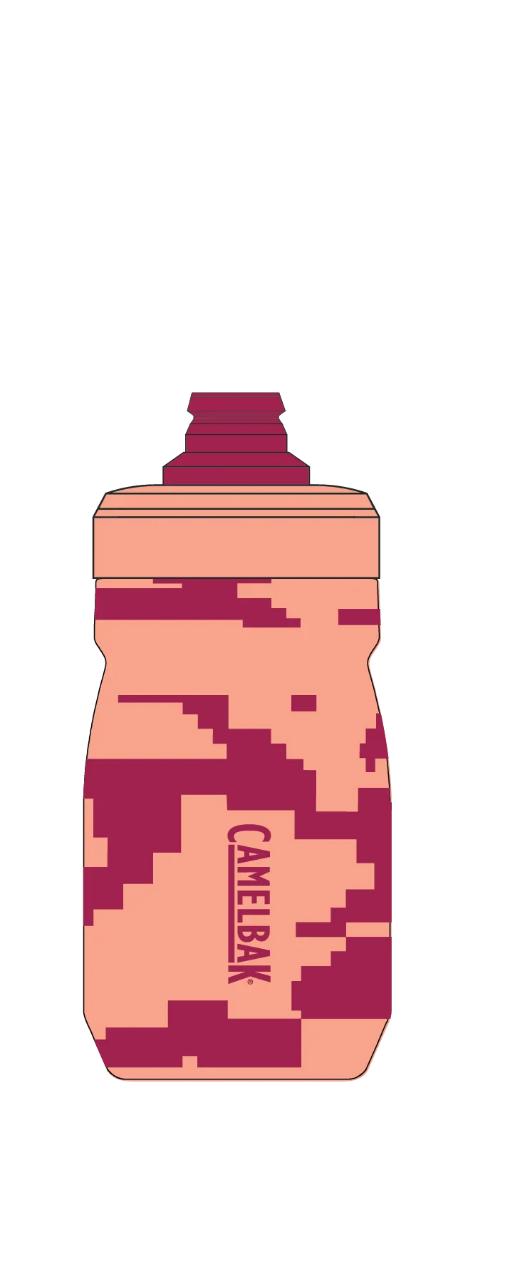 PODIUM DIRT SERIES 15OZ BERRY DIGI CAMO