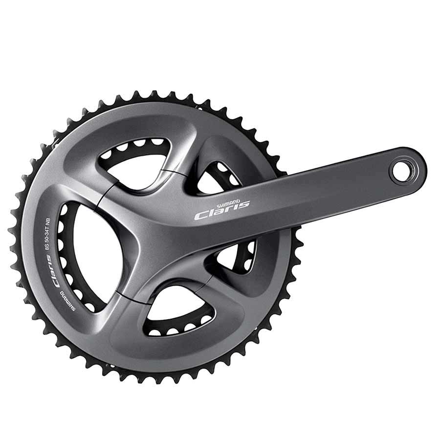 FRONT CHAINWHEEL,FC-R2000, CLARIS COMPACT DRIVE TYPE, 175MM 2-PCS FC, FOR REAR 8-SPEED, 50X34T W/O BB, W/O CHAIN GUARD