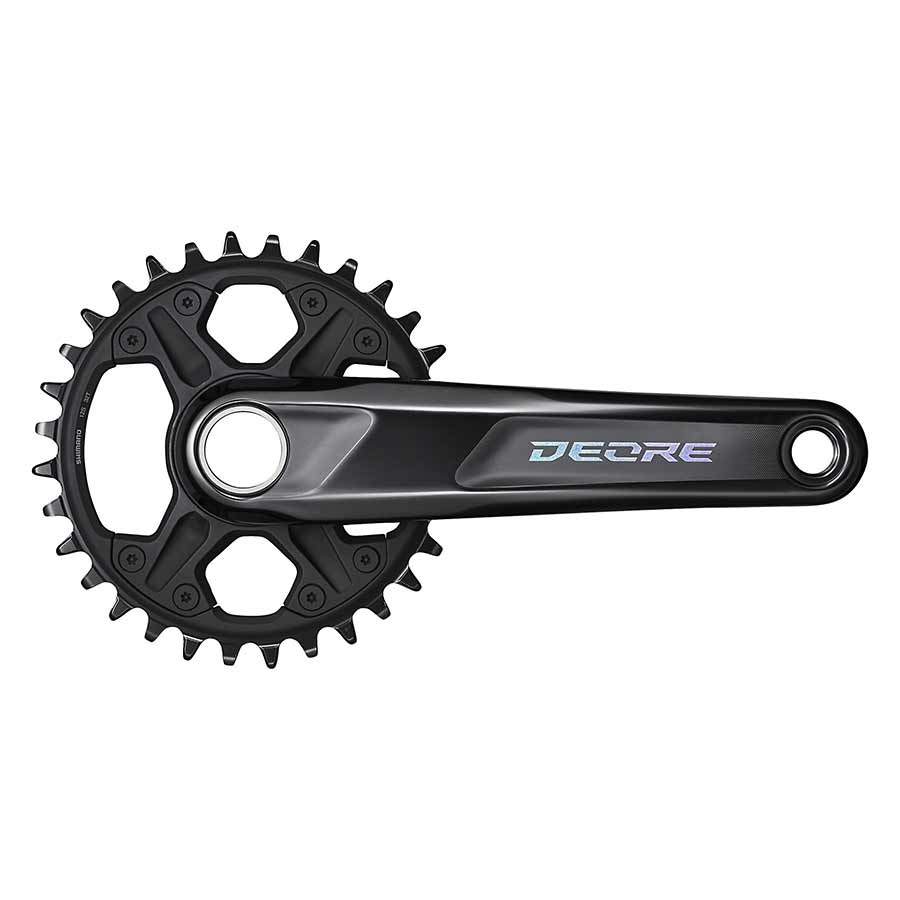 Shimano, FC-M6120-1, Crankset, Speed: 12, BCD: Direct Mount, 32, Hollowtech II, 175mm, Black, MTB, Set