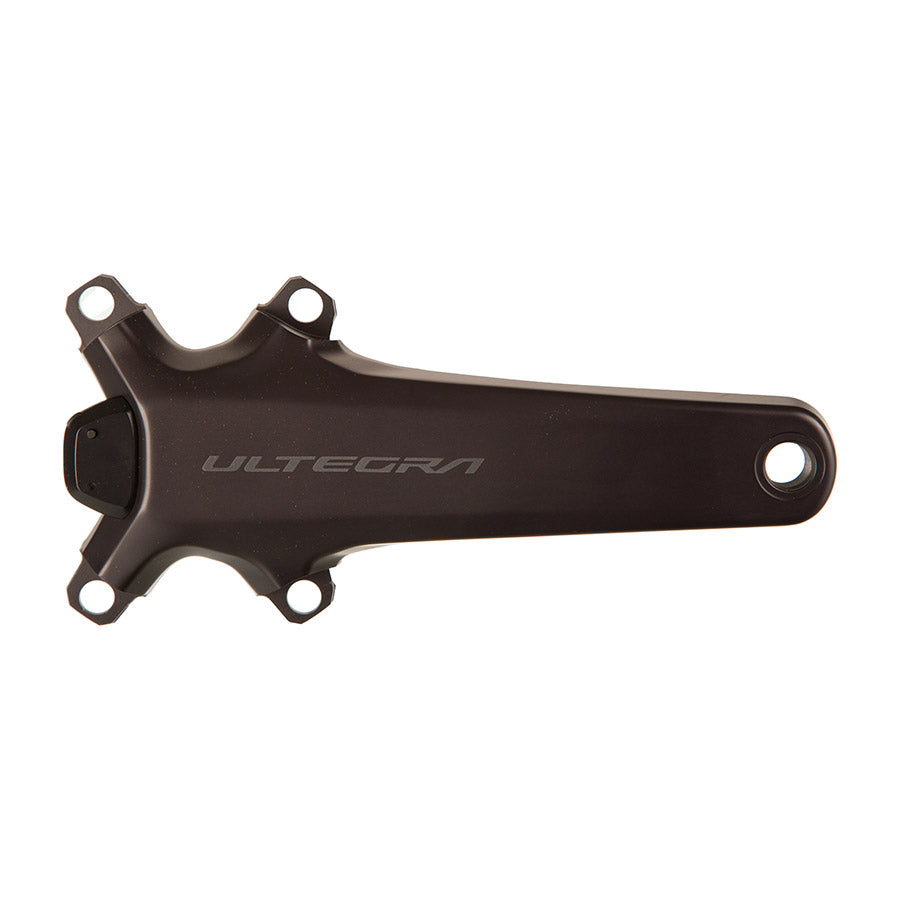 Shimano, Ultegra FC-R8100-P, Power Meter Crankset, Speed: 12, Spindle: 24mm, BCD: 110, No Chainring, Hollowtech II, 172.5mm, Black, Road Disc, IFCR8100PDXXF