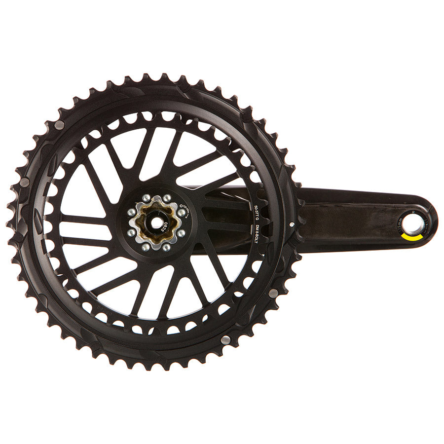 SRAM, Force 2x E1, Crankset, Speed: 12, Spindle: 28.99mm, BCD: Direct Mount SRAM 8 Bolt, 50/37, DUB, 172.5mm, Black, Road