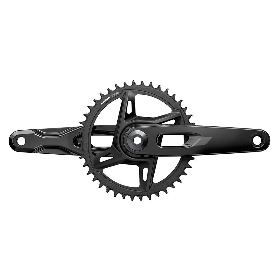 SRAM, Rival 1x XPLR E1, Crankset, Speed: 12/13, Spindle: 28.99mm, BCD: Direct Mount SRAM 8 Bolt, 42, DUB, 175mm, Black, Road