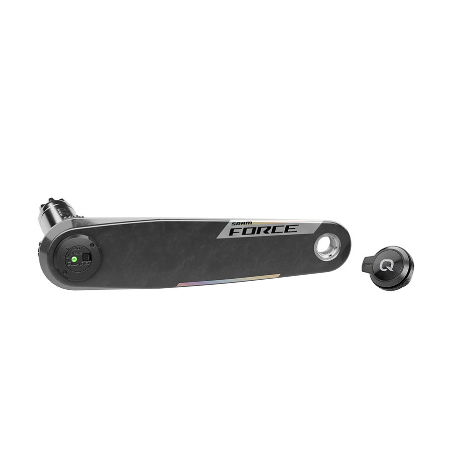 SRAM, Force E1 PM, Left Arm with Power Meter Spindle, Speed: 12/13, Spindle: 28.99mm, DUB, 165mm, Black, Road