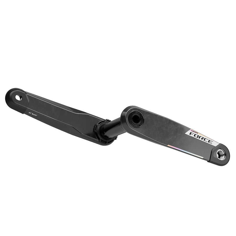 SRAM, Force XPLR E1 Crank Arm Assy, Crank Arm, 165mm, DUB, BCD: Direct Mount SRAM 8 Bolt, Black