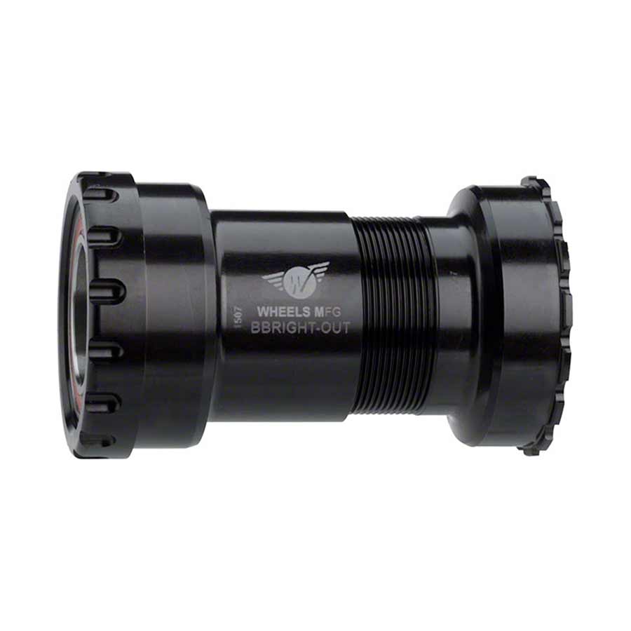 Wheels Manufacturing, BBRight-->Outboard ACB, SRAM, BB Shell: 79mm, Dia.: 46mm, Axle: 24/22mm, ACB, Black, BBRIGHT-OUT-9
