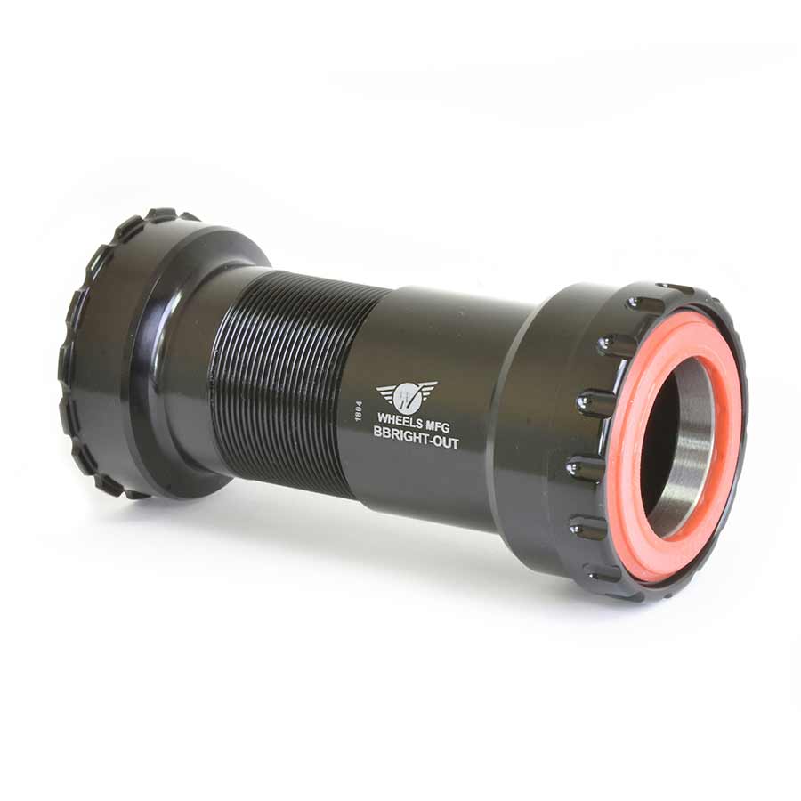Wheels Manufacturing PressFit BBRight Thread-Together Bottom Bracket - DUB Spindle, ABEC-3 Bearing, Black
