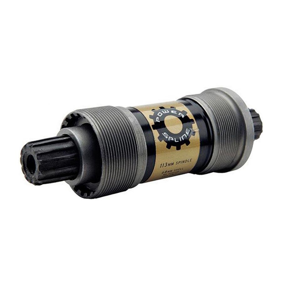 Truvativ, Power Spline, Splined BB, British, 73mm, Power Spline, 113mm, Silver