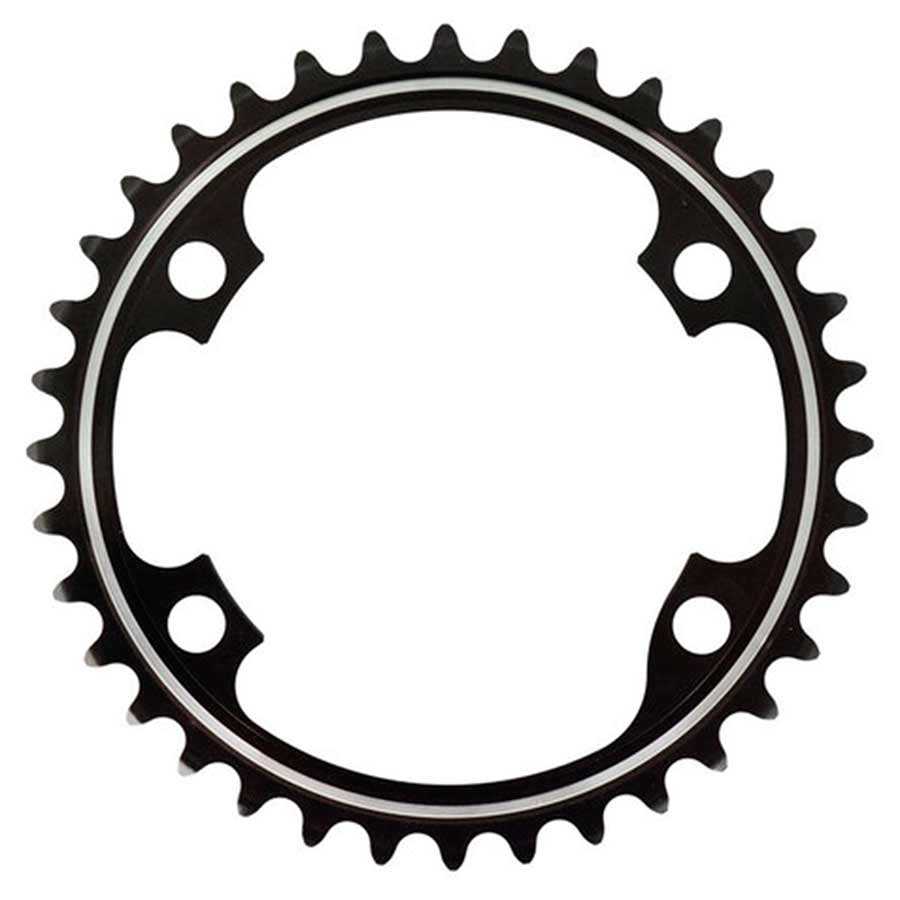 Shimano, Dura Ace FC-R9100, 39T Chainring, MW, 11sp, BCD: 110, Aluminum, Black