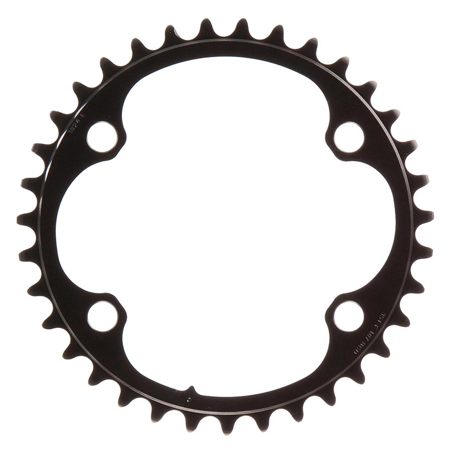 SRAM, Force AXS 2x, Chainring, Teeth: 35, Speed: 12, BCD: 107, Bolts: 4, Inner, Aluminum, Black
