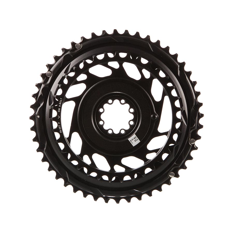SRAM, Red AXS 2x, Chainring, Teeth: 35/48, Speed: 12, BCD: Direct Mount, Pair, Aluminum, Grey