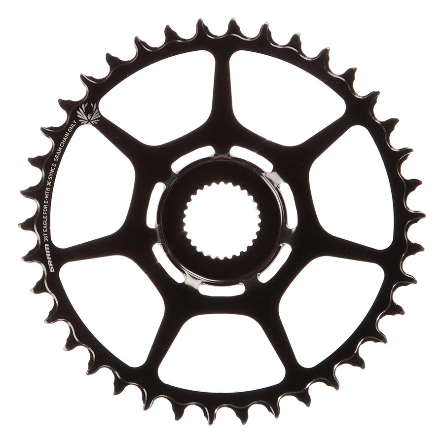 SRAM, X-SYNC 2 Bosch Non-Boost, Chainring, Teeth: 38, Speed: 11/12, Single, Steel, Black