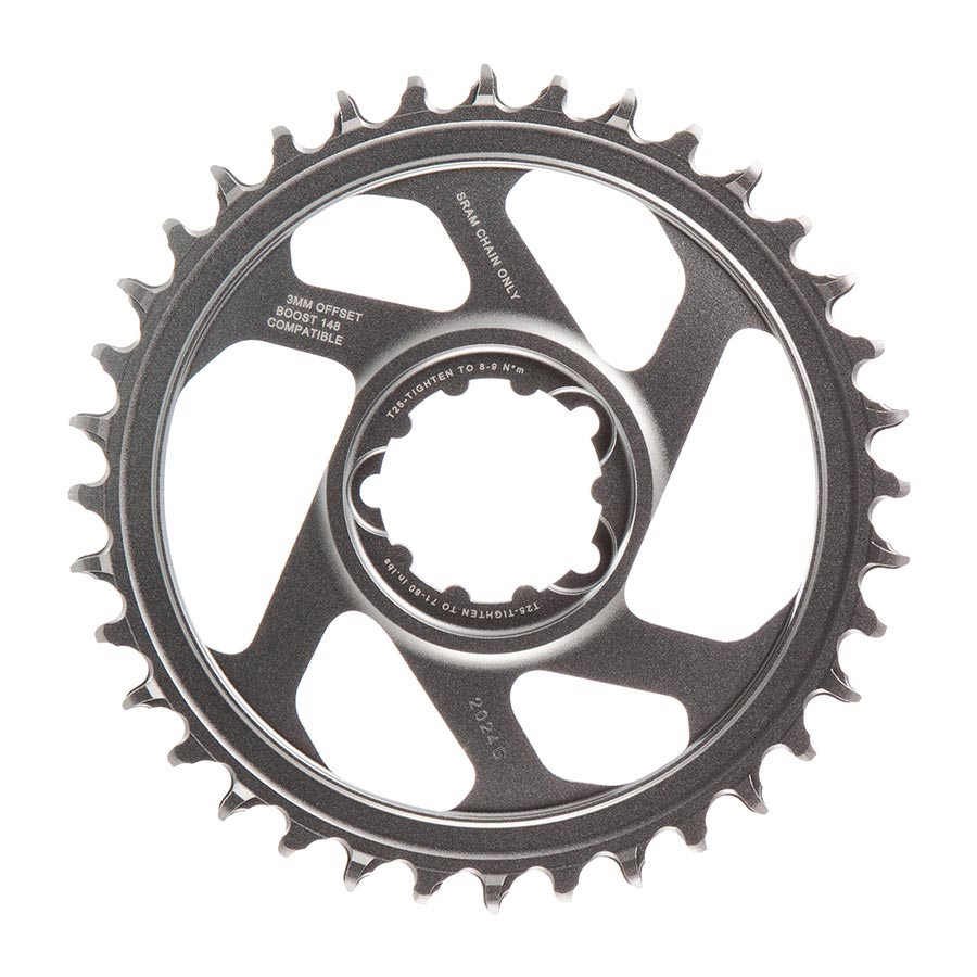 SRAM, X-SYNC 2 X01 Eagle Polar Grey, Chainring, Teeth: 36, Speed: 12, BCD: Direct Mount, Single, Alloy, Offset 3mm, Grey