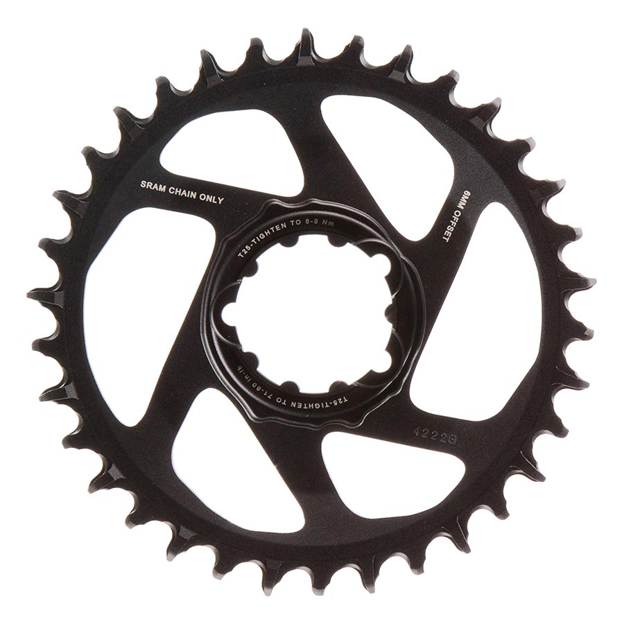 SRAM, X-SYNC 2 SL XX1 Eagle Lunar Grey 6mm, Chainring, Teeth: 34, Speed: 12, BCD: Direct Mount, Single, Alloy, Grey