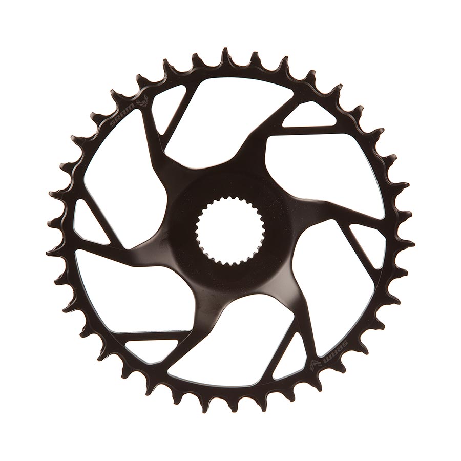 SRAM, Eagle T-Type E-MTB Bosch, Chainring, Teeth: 38, Speed: 12, BCD: Direct Mount, Aluminum, Black