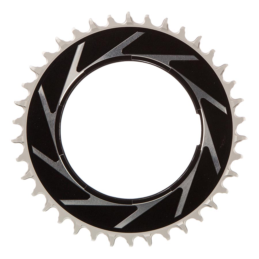 SRAM, Eagle T-Type Thread Mount 3mm Offset, Chainring, Teeth: 38, Speed: 12, BCD: Thread Mount, Aluminum, Black