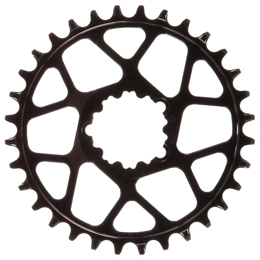 Works Components, SRAM GXP Direct Mount, Chainring, Teeth: 32, Speed: 12, BCD: Direct Mount SRAM 3 Bolt, Front, 7075-T6 Aluminum, Black