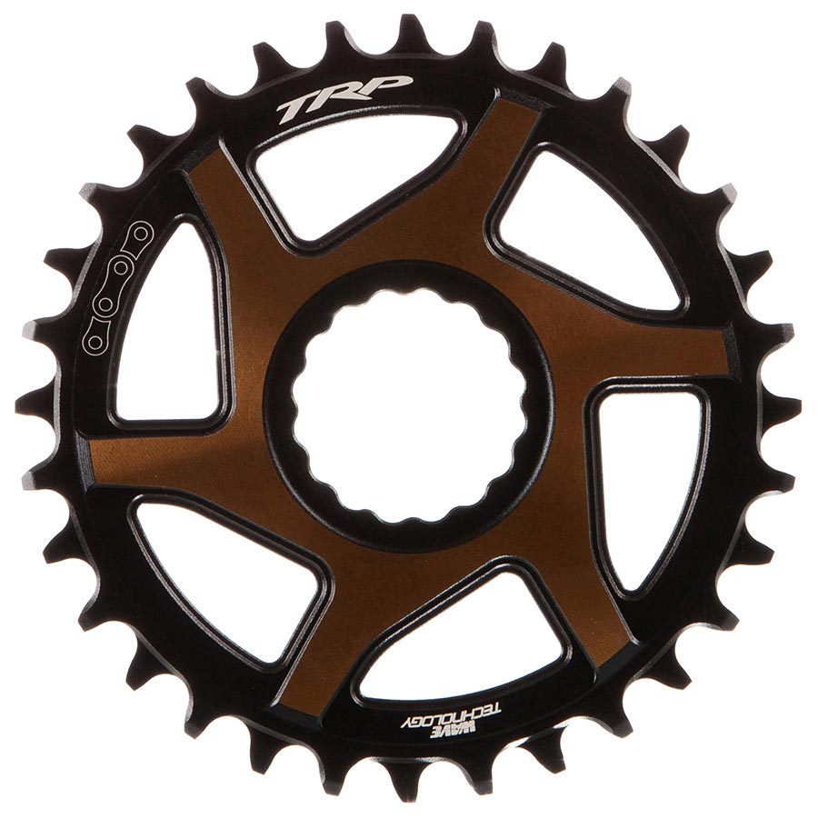 TRP, EVO 12 CR-M9050, Chainring, Teeth: 32, Speed: 12, BCD: Direct Mount, Front, Aluminum, Black