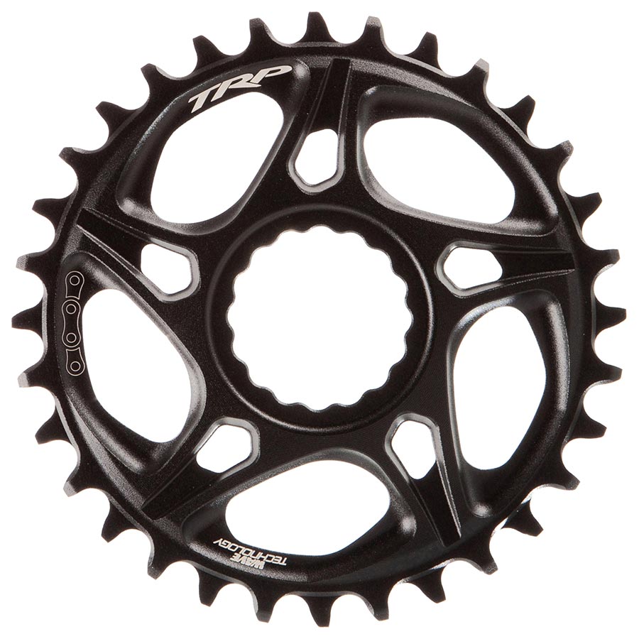 TRP CR-M8070 Boost Direct Mount Chainring - 32t, 7-Speed DH, CINCHMount, 6mm Offset, 7075-T6 Aluminum, Sandblasted Black