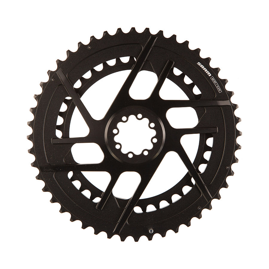 SRAM, Rival E1 2x Direct Mount, Chainring, Teeth: 48/35, Speed: 12, BCD: Direct Mount SRAM 8 Bolt, Black