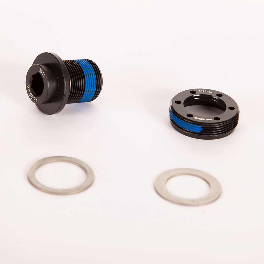 FSA Crankset Part, Crank Bolt, Self-Extracting, MegaExo, M17, Black, (K-Force/SL-K Light)