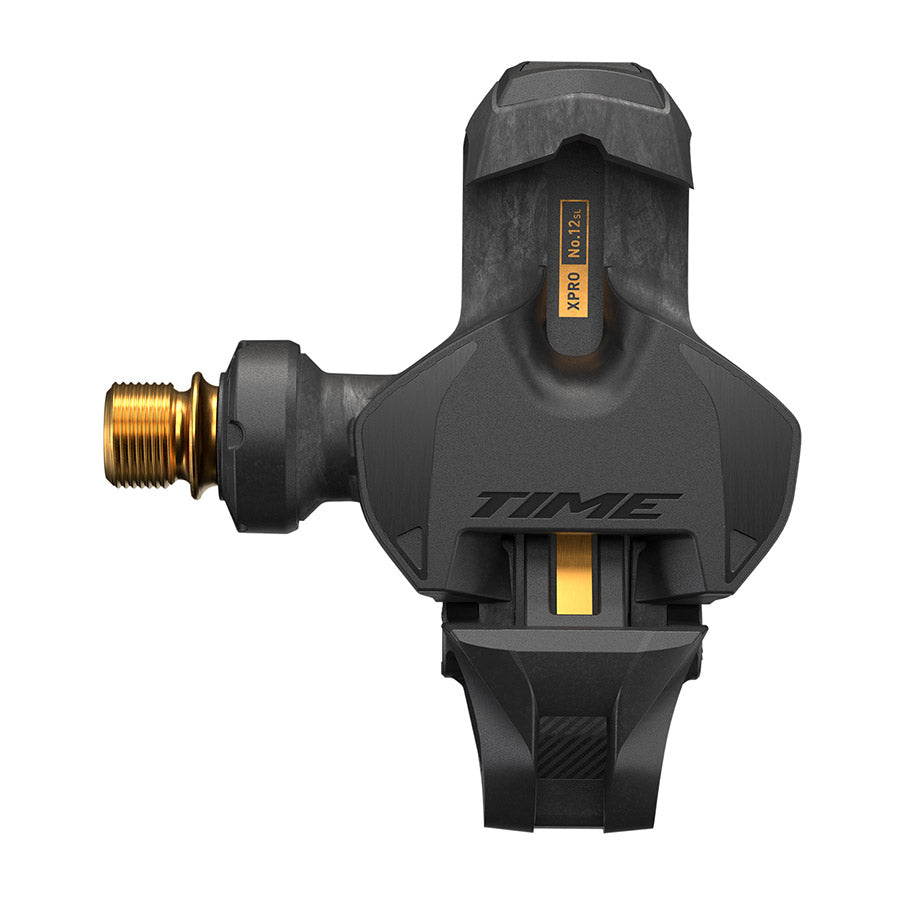 TIME, XPRO 12SL C1 53mm, Pedals, Body: Carbon, Spindle: Titanium, 9/16'', Carbon Gold, Pair