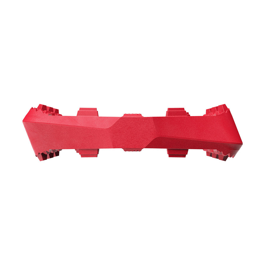 crankbrothers, STAMP 0, Platform Pedals, Body: Composite, Spindle: Cr-Mo/Steel, 9/16'', Red, Small, Pair