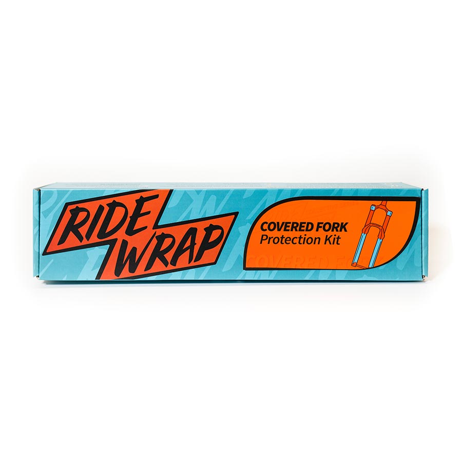 RideWrap, Covered MTB Fork, Protective Wrap, Matte Clear