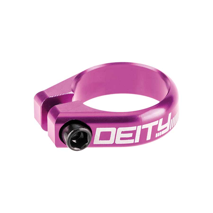 Deity, Circuit, Seatpost Clamp, 34.9mm, Purple