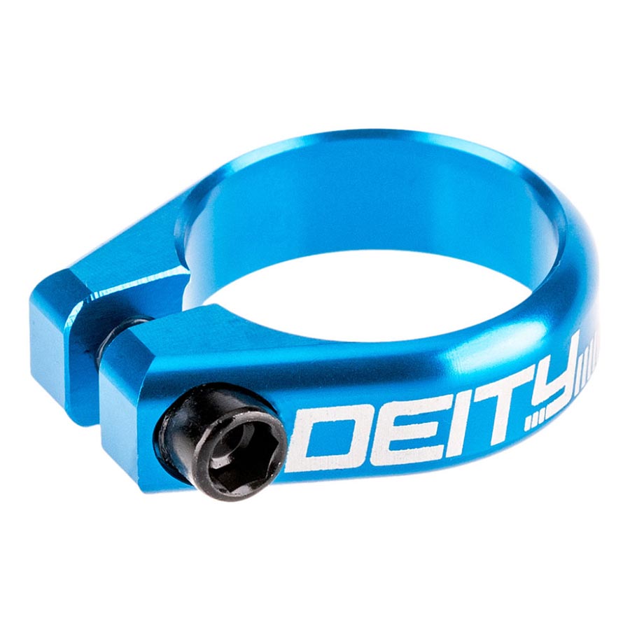 Deity, Circuit, Seatpost Clamp, 34.9mm, Blue