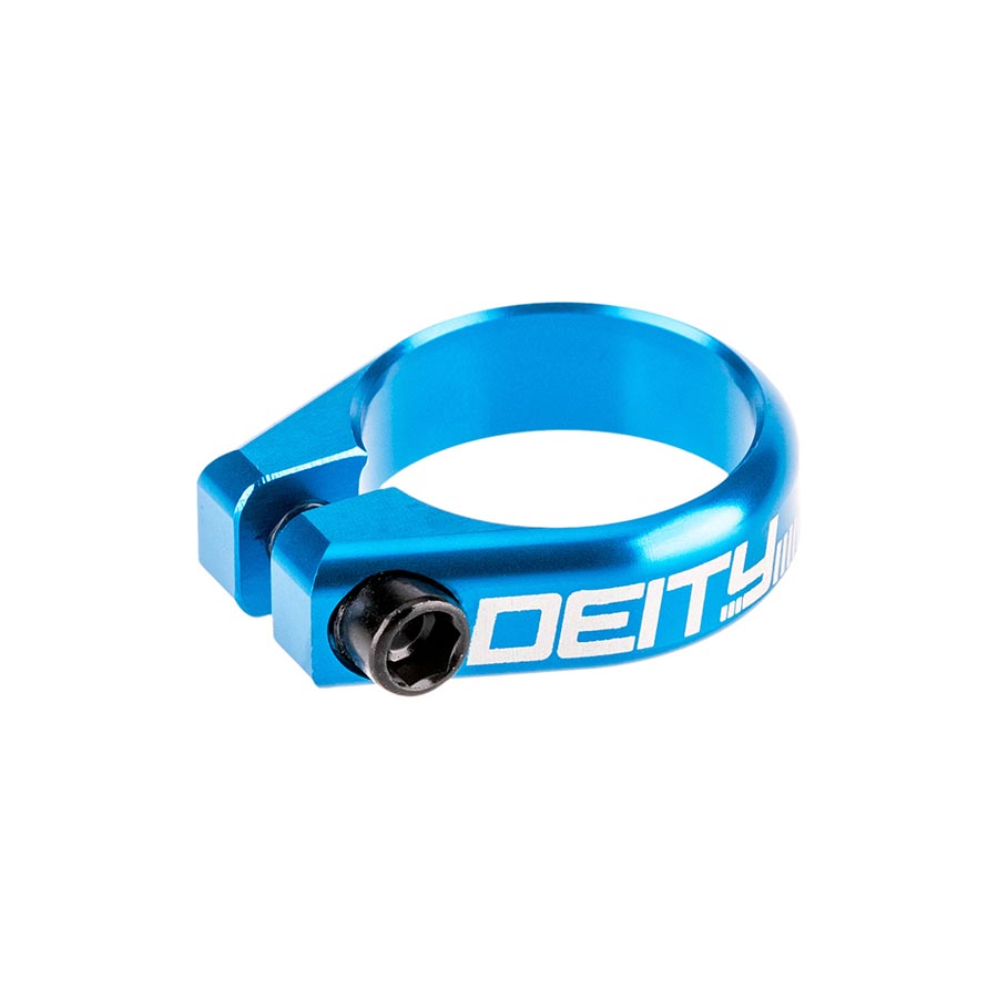 Deity, Circuit, Seatpost Clamp, 38.6mm, Blue