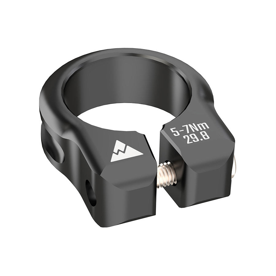 Wheels Manufacturing, Seatpost Collar, Seatpost Clamp, 29.8mm, Black