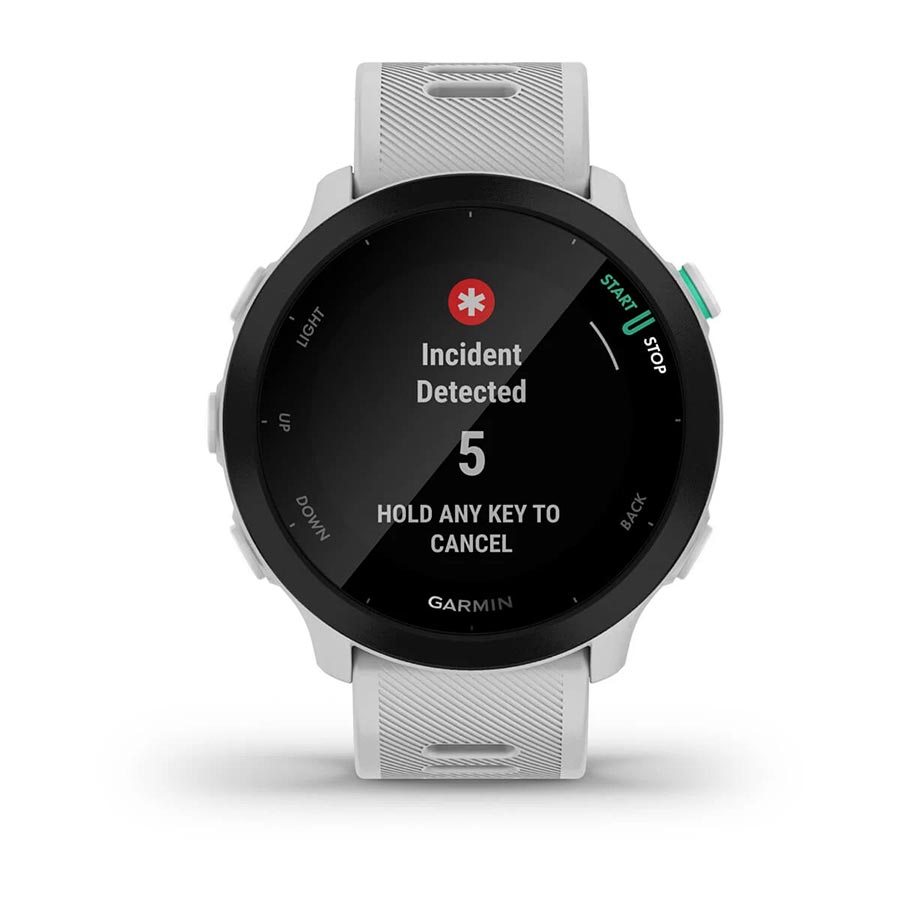 Garmin, Forerunner 55, Watch, Watch Color: Whitestone, Wristband: Whitestone - Silicone