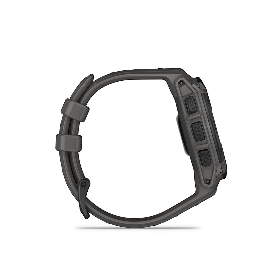 Garmin, Instinct E 45mm, Watch, Watch Color: Black, Wristband: Charcoal - Silicone