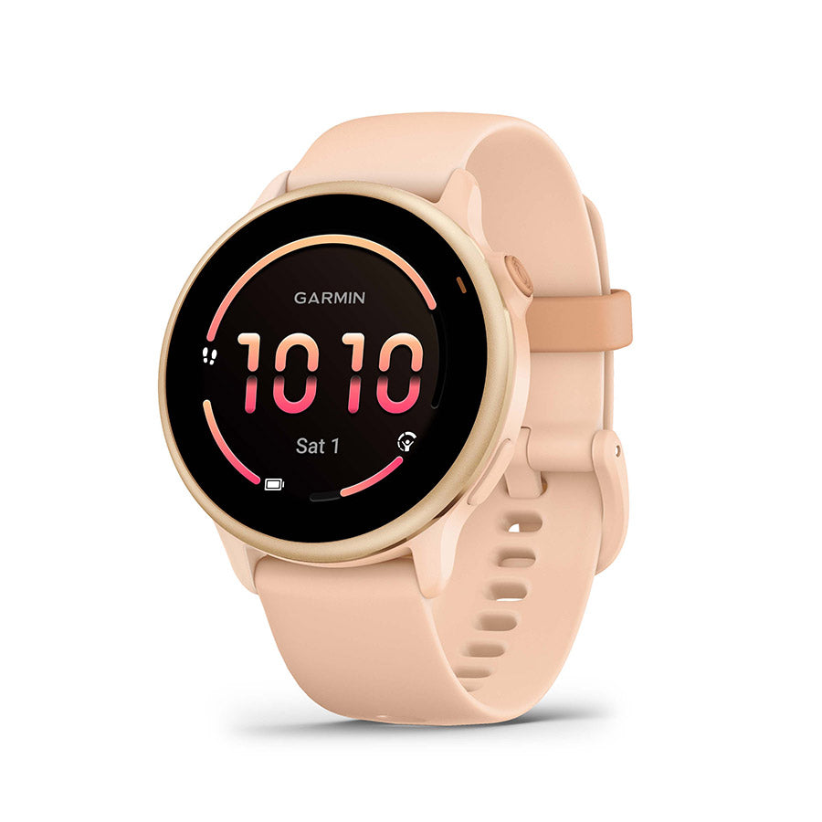 Garmin, vivoactive 6, Watch, Watch Color: Pink Dawn, Wristband: Pink Dawn - Silicone