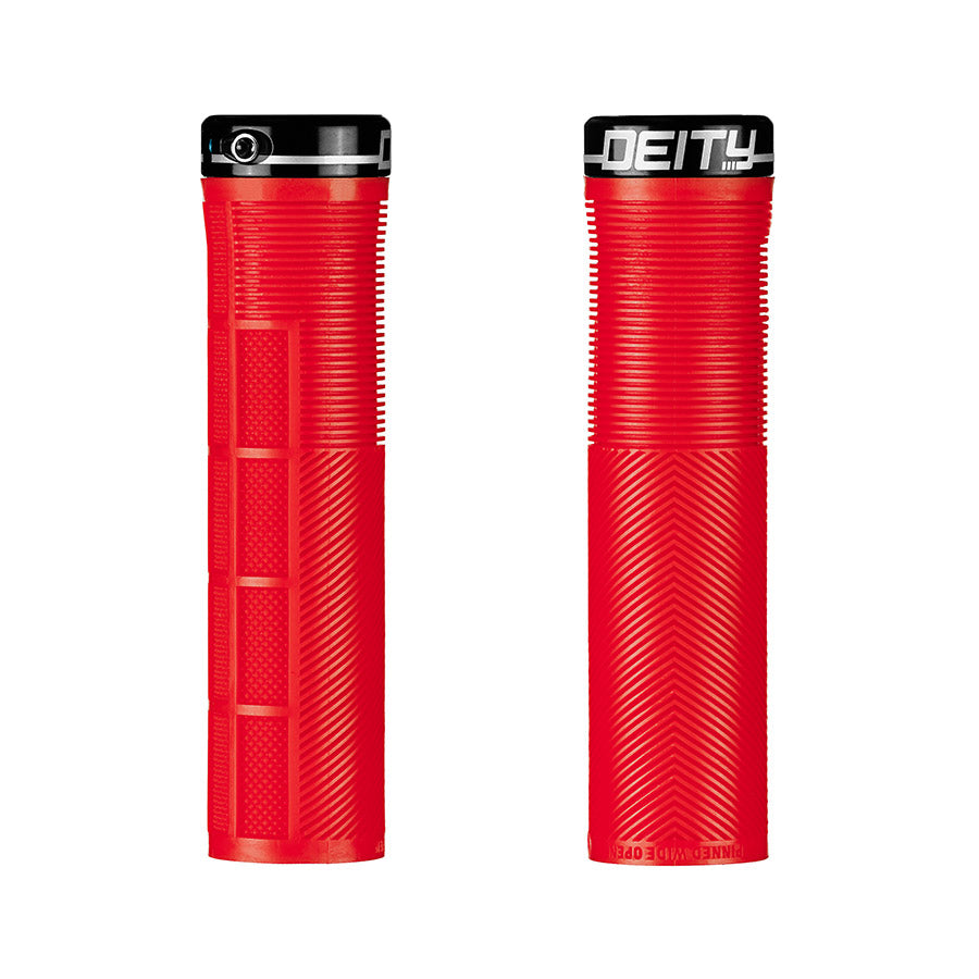 Deity, Knuckleduster, Grips, 132mm, Red, Pair